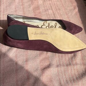 *Never worn* Sam Edelman Burgundy Flats Classic Loafers